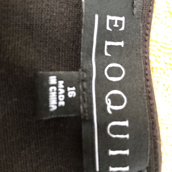 Eloquii black pullover top - Picture 4 of 4